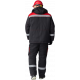 Костюм зимний Титан (Смесовая, 210) п/к, черный/красный