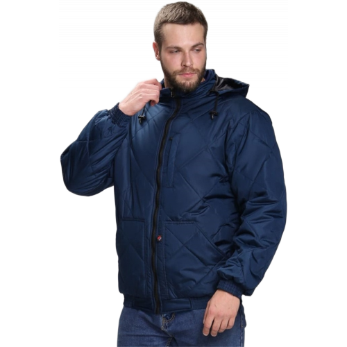 Куртка демисезонная Бомбер-Люкс (тк.Дюспо), синий