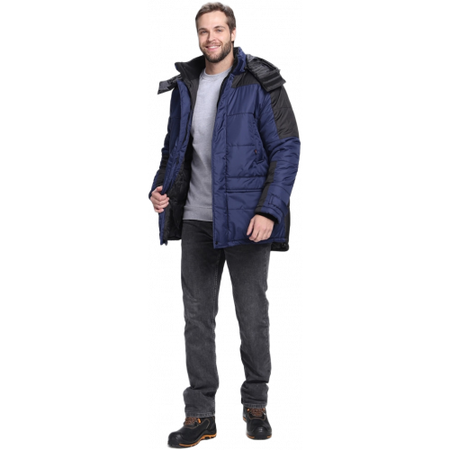 Куртка зимняя Европа CH (тк.Дюспо), т.синий/черный