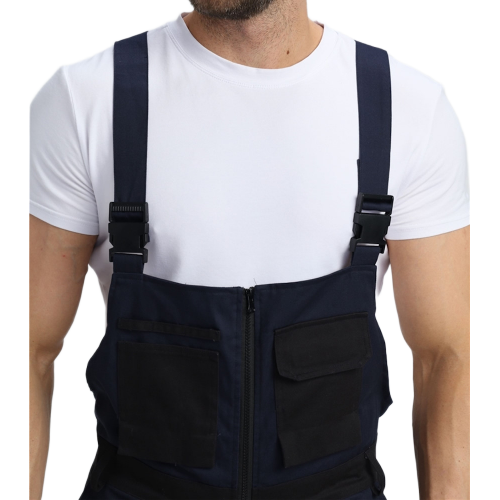 Полукомбинезон Милан NEW CH МВО (тк.Смесовая,270), т.синий/черный Полукомбинезон Милан NEW CH МВО (тк.Смесовая,270), т.синий/черный