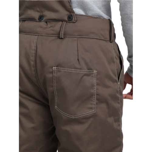 Костюм зимний Мега IMP (тк.Смесовая,240) брюки, коричневый/черный/бежевый