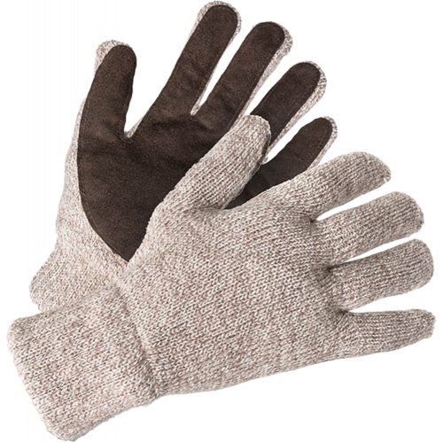 Перчатки АМПАРО™ Барс двойные полушерстяные (50% шерсть+спилок), 497903