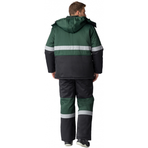Костюм зимний Нордхард-2 СОП (тк.Смесовая,250) п/к, черный/зеленый Костюм зимний Нордхард-2 СОП (тк.Смесовая,250) п/к, черный/зеленый