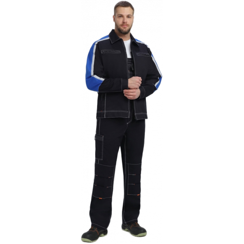 Костюм Джет IMP (тк.Саржа,320) п/к, т.синий/васильковый Костюм Джет IMP (тк.Саржа,320) п/к, т.синий/васильковый