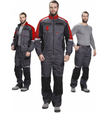 Костюм Формула (тк.Смесовая,240) брюки, серый/красный/черный Костюм Формула (тк.Смесовая,240) брюки, серый/красный/черный