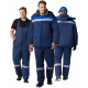 Костюм зимний Труженик-Ультра-2 (тк.Смесовая,210) п/к, т.синий/васильковый