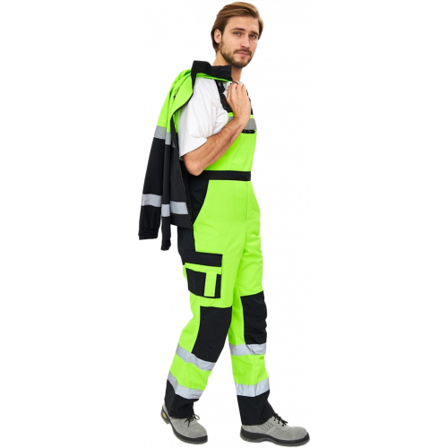Костюм сигнальный PROFLINE ProfLineSpecialist-2 (тк.Смесовая МВО,240) п/к, желтый/черный Костюм сигнальный PROFLINE ProfLineSpecialist-2 (тк.Смесовая МВО,240) п/к, желтый/черный