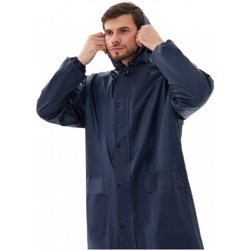 Плащ влагозащитный ProfLineSpecialist (ПВХ,210), т.синий Плащ влагозащитный ProfLineSpecialist (ПВХ,210), т.синий