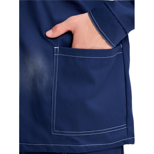 Костюм Техник СОП (тк.Саржа,250) брюки, т.синий/васильковый