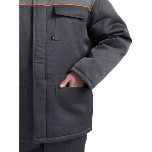 Костюм зимний Труженик-Ультра СОП (тк.Смесовая,210) брюки, т.серый/оранжевый Костюм зимний Труженик-Ультра СОП (тк.Смесовая,210) брюки, т.серый/оранжевый