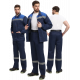 Костюм Стандарт СОП усиленный (тк.Смесовая,210) брюки, т.синий/васильковый