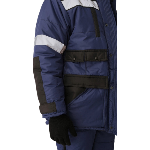 Костюм зимний Беркут (Таслан) п/к, темно-синий/черный Костюм зимний Беркут (Таслан) п/к, темно-синий/черный