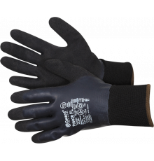 FREEZE FL черный. Перчатки утепленные двухслойные со вспененным латексным покрытием FREEZE FL черный. Перчатки утепленные двухслойные со вспененным латексным покрытием