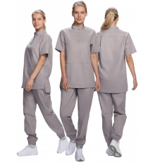 Костюм женский MedLine® Ева (тк.Смесовая,145), св.серый