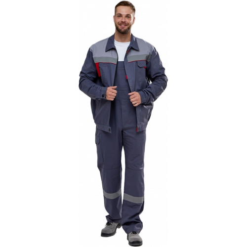 Костюм Флофт-2 СОП У. (тк.Саржа,250) п/к, т.серый/св.серый Костюм Флофт-2 СОП У. (тк.Саржа,250) п/к, т.серый/св.серый