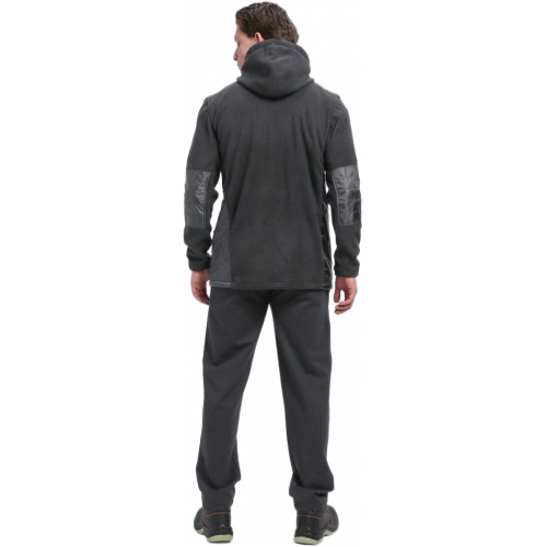 Куртка с капюшоном Кэмп (тк.Флис), т.серый