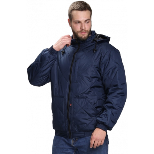 Куртка демисезонная Бомбер-Люкс (тк.Дюспо), т.синий Куртка демисезонная Бомбер-Люкс (тк.Дюспо), т.синий