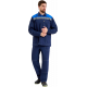 Костюм Техник СОП (тк.Саржа,250) брюки, т.синий/васильковый