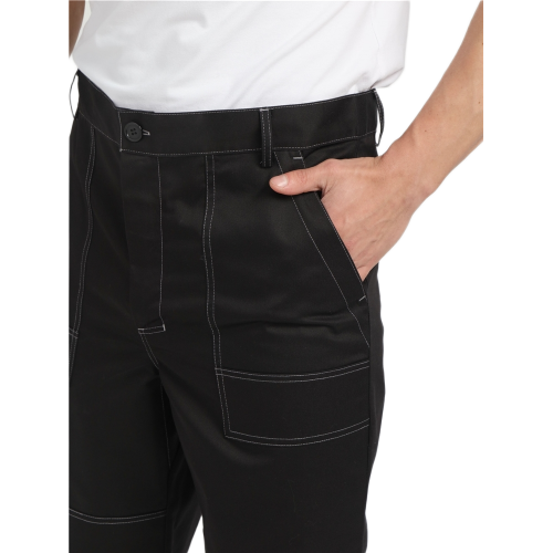 Костюм Виват-1 Премиум CH МВО (тк.Смесовая,240) брюки, черный/оранжевый Костюм Виват-1 Премиум CH МВО (тк.Смесовая,240) брюки, черный/оранжевый