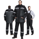 Костюм зимний Беркут СОП CH (тк.Таслан) п/к, черный/т.серый