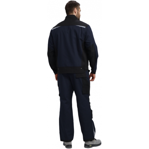 Куртка Милан CH (тк.Смесовая,260), т.синий/черный