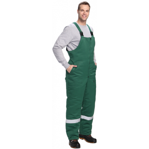 Полукомбинезон зимний Экспертный-Люкс (Смесовая, 210), зеленый Полукомбинезон зимний Экспертный-Люкс (Смесовая, 210), зеленый