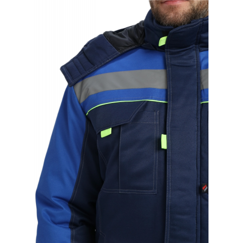 Костюм зимний Бивек-2 СОП (тк.Смесовая,210) пк, т.синий/васильковый/лимонный Костюм зимний Бивек-2 СОП (тк.Смесовая,210) пк, т.синий/васильковый/лимонный