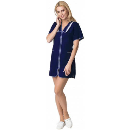 Халат женский Сакура (тк.Габардин), т.синий Халат женский Сакура (тк.Габардин), т.синий