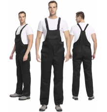 Полукомбинезон для ИТР (тк.Смесовая,210), черный Полукомбинезон для ИТР (тк.Смесовая,210), черный