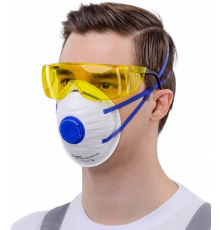 Респиратор чашеобразный DSK PRO 5511 НК с клапаном, FFP2 (20 шт) Респиратор чашеобразный DSK PRO 5511 НК с клапаном, FFP2 (20 шт)