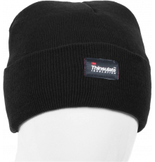 Шапка трикотажная двойная утепленная Север, черный Шапка трикотажная двойная утепленная Север, черный