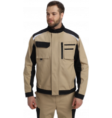 Куртка Милан CH (тк.Смесовая,260), бежевый/черный Куртка Милан CH (тк.Смесовая,260), бежевый/черный