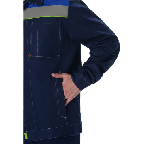 Костюм Флофт-1 СОП (тк.Смесовая,210) брюки, т.синий/васильковый Костюм Флофт-1 СОП (тк.Смесовая,210) брюки, т.синий/васильковый