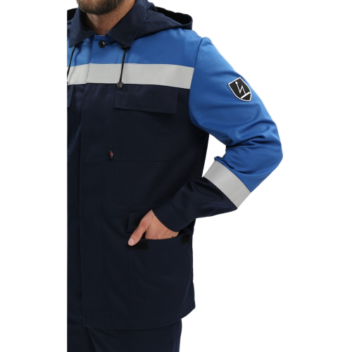 Костюм Эксперт-Антистат МВО NEW (тк.Смесовая,250) п/к, т.синий/васильковый Костюм Эксперт-Антистат МВО NEW (тк.Смесовая,250) п/к, т.синий/васильковый