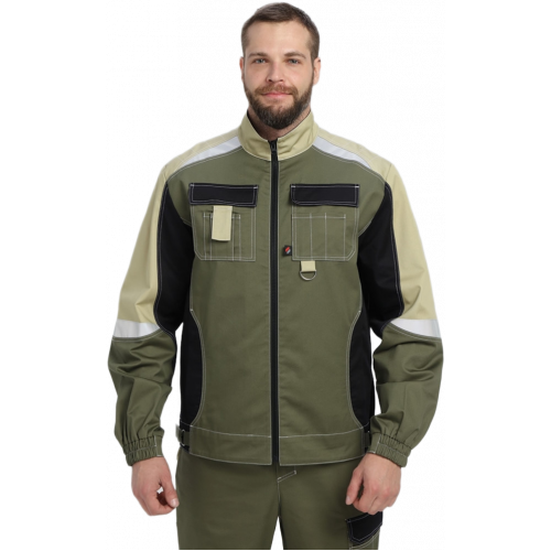 Костюм Вектрон-2 (тк.Смесовая МВО,240) п/к, хаки/черный/бежевый Костюм Вектрон-2 (тк.Смесовая МВО,240) п/к, хаки/черный/бежевый