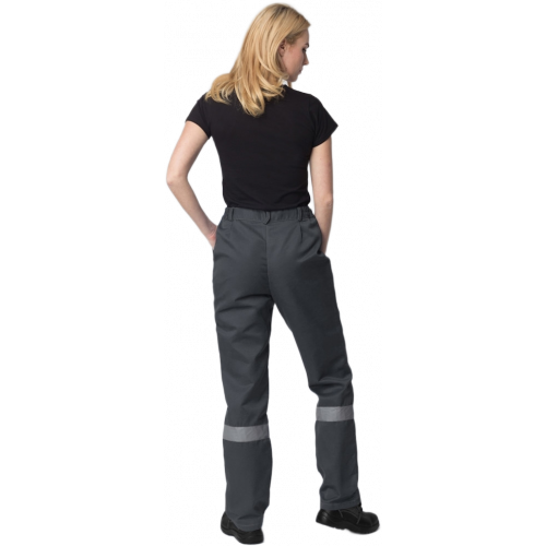 Костюм женский Весна-1 СОП CH (тк.Смесовая,210) брюки, т.серый/красный Костюм женский Весна-1 СОП CH (тк.Смесовая,210) брюки, т.серый/красный