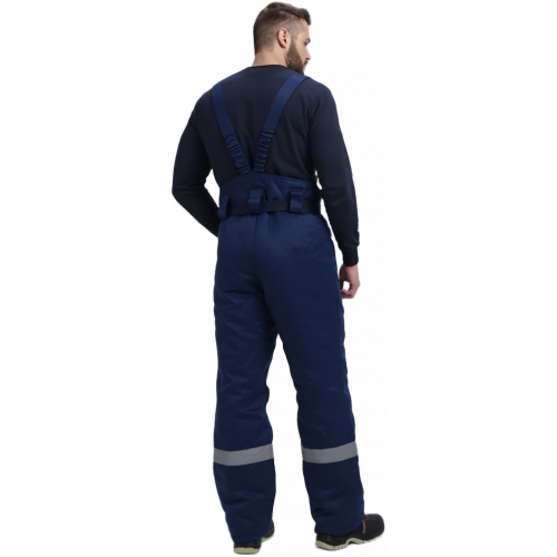 Костюм зимний Труженик-Ультра СОП (тк.Смесовая,210) брюки, т.синий/лимонный Костюм зимний Труженик-Ультра СОП (тк.Смесовая,210) брюки, т.синий/лимонный
