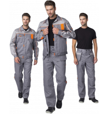 Костюм Драга-1 (тк.Смесовая МВО,240) брюки, серый/св.серый/оранжевый Костюм Драга-1 (тк.Смесовая МВО,240) брюки, серый/св.серый/оранжевый