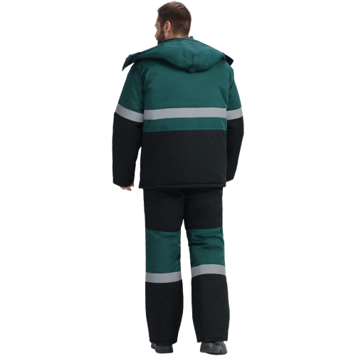 Костюм зимний Нордхард-2 СОП У. (тк.Смесовая,240) п/к, черный/т.зеленый Костюм зимний Нордхард-2 СОП У. (тк.Смесовая,240) п/к, черный/т.зеленый
