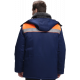 Куртка зимняя для бригадира NEW (тк.Смесовая,210), т.синий/оранжевый