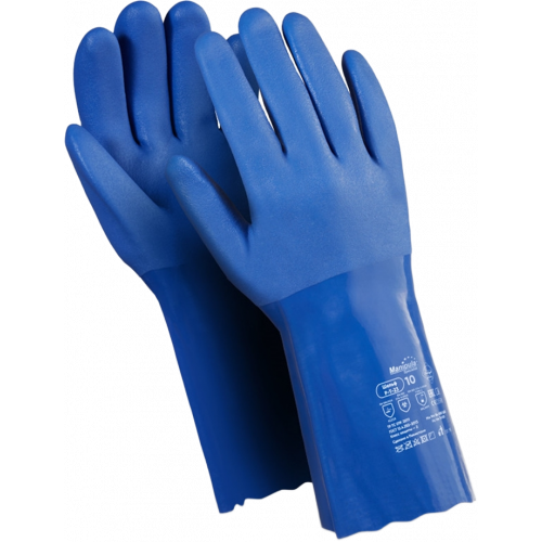 Перчатки Manipula Specialist® Шельф (интерлок+ПВХ 1,9мм), P-T-23/CG-981 Перчатки Manipula Specialist® Шельф (интерлок+ПВХ 1,9мм), P-T-23/CG-981