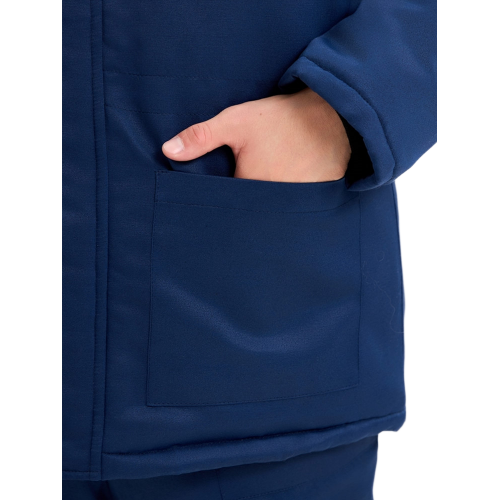 Костюм зимний Труженик-Ультра-2 СОП (тк.Смесовая,210) п/к, т.синий/васильковый