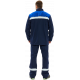 Костюм сварщика Велд-СОП 2 кл.защиты (тк.Хлопок-ОП,350) брюки, т.синий/васильковый