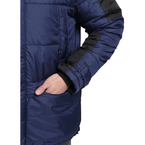 Куртка зимняя Европа CH (тк.Дюспо), т.синий/черный