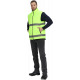 Жилет утепленный сигнальный Ярксион СОП (тк.OxLine,90), лимонный