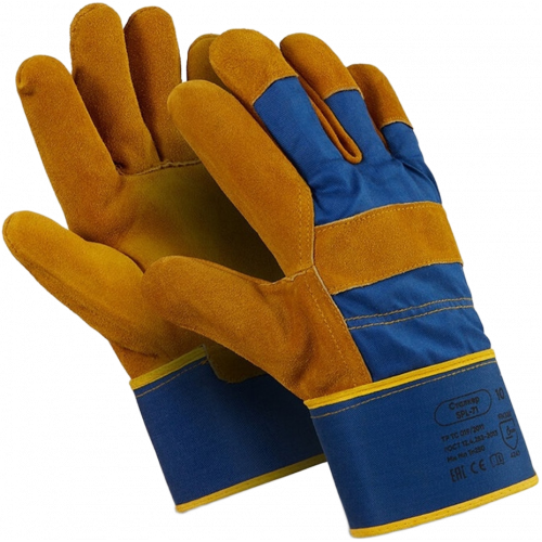 Перчатки Manipula Specialist® Сталкер (спилок/ткань+интерлок), SPL-71/MG-291 Перчатки Manipula Specialist® Сталкер (спилок/ткань+интерлок), SPL-71/MG-291