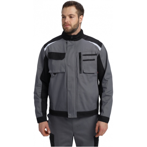 Куртка Милан CH (тк.Смесовая,260), т.серый/черный Куртка Милан CH (тк.Смесовая,260), т.серый/черный