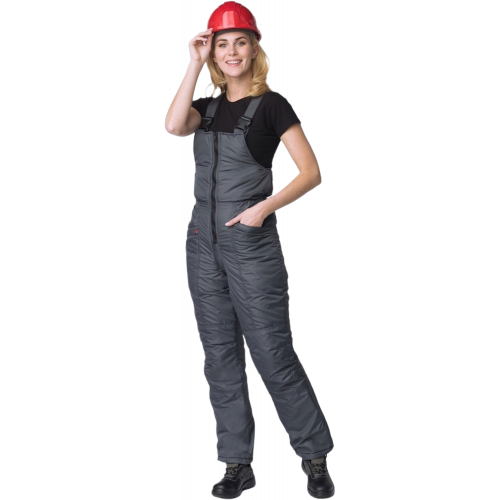 Полукомбинезон зимний женский Сакрин (тк.Дюспо,80), т.серый Полукомбинезон зимний женский Сакрин (тк.Дюспо,80), т.серый