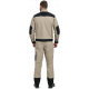 Костюм Вестгард-1 (тк.Канвас,260) брюки, бежевый/черный