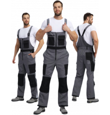 Полукомбинезон Милан NEW CH МВО (тк.Смесовая,270), т.серый/черный Полукомбинезон Милан NEW CH МВО (тк.Смесовая,270), т.серый/черный